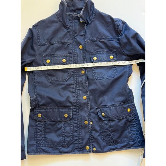 J.Crew Downtown Field Jacket Navy Small - Picture 6 of 8